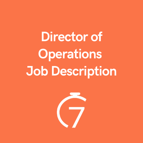 Director of Operations Job Description